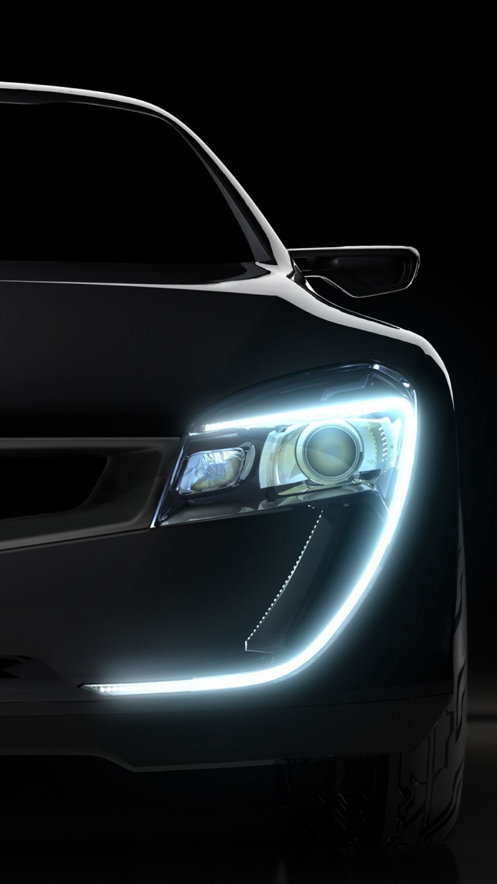 Silberne Mercedes Benz c Klasse. Wallpaper in 720x1280 Resolution