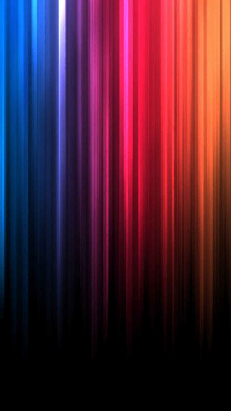 Lumière Violette Orange et Bleue. Wallpaper in 750x1334 Resolution
