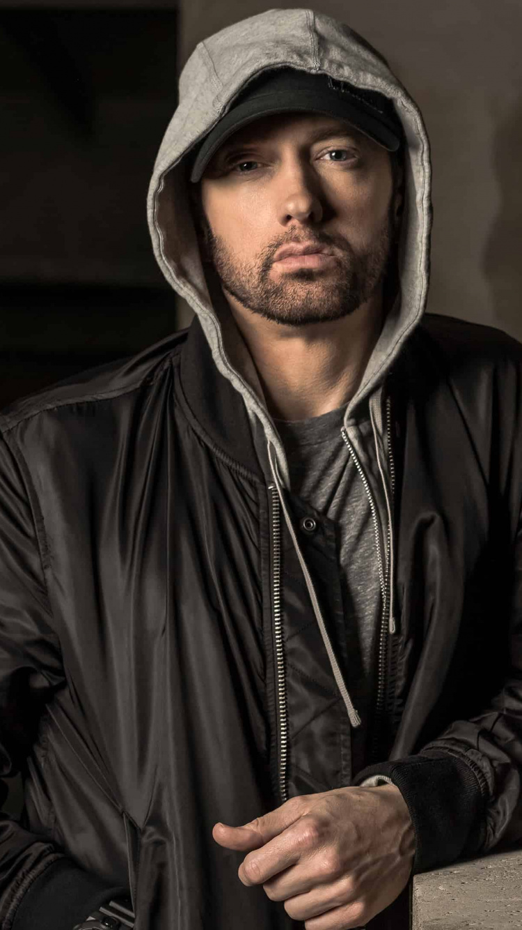 Eminem, Rapper, Facial Hair, Music Industry, Kamikaze. Wallpaper in 750x1334 Resolution