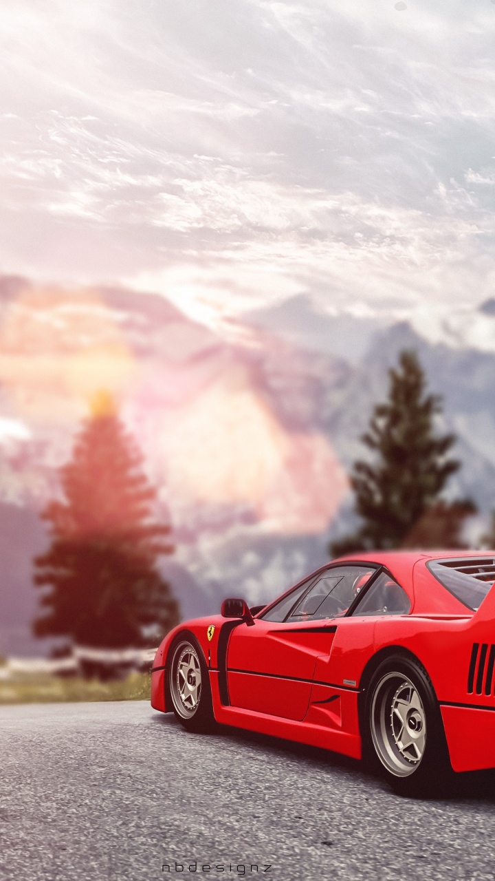 Ferrari F40, Auto, Sportwagen, Ferrari, Gran Turismo Sport. Wallpaper in 720x1280 Resolution