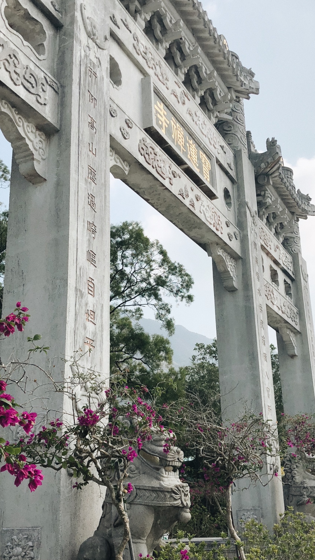 灌木, 弹簧, 纪念碑, 花园, 古罗马建筑 壁纸 1080x1920 允许