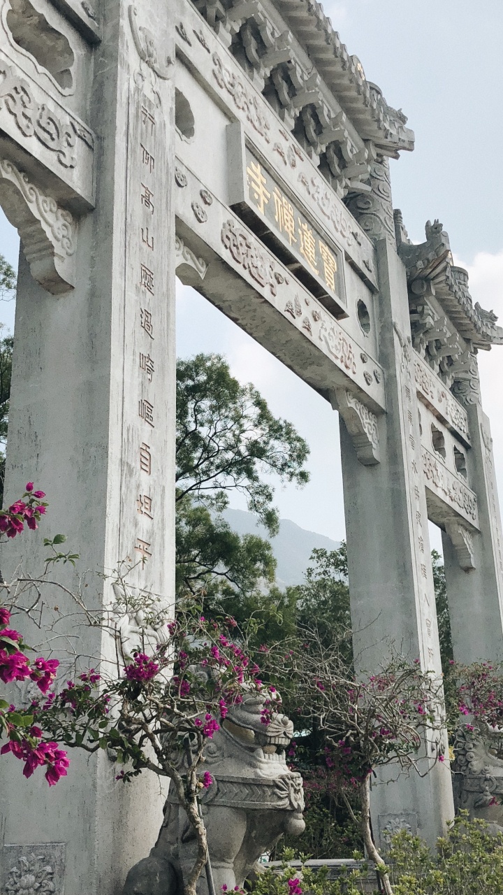 灌木, 弹簧, 纪念碑, 花园, 古罗马建筑 壁纸 720x1280 允许