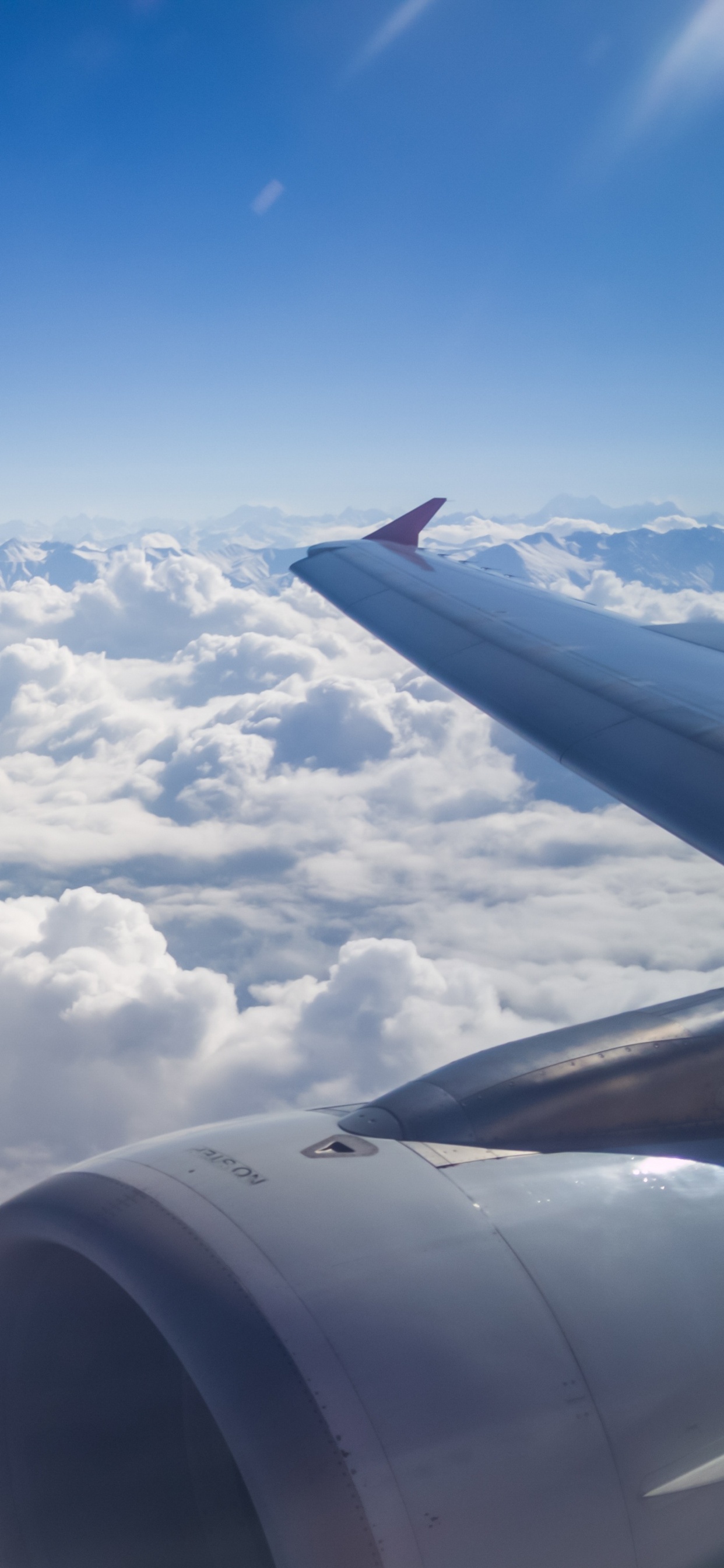 White Clouds and Blue Sky During Daytime. Wallpaper in 1242x2688 Resolution