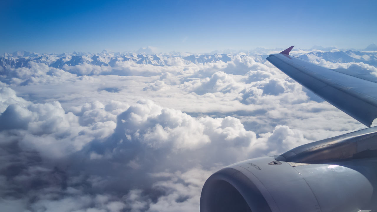 航班, 航空, 客机, 空中旅行, 航空公司 壁纸 1280x720 允许