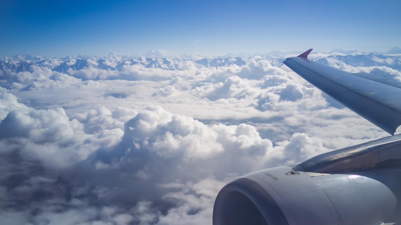 航班, 航空, 客机, 空中旅行, 航空公司 壁纸 1366x768 允许