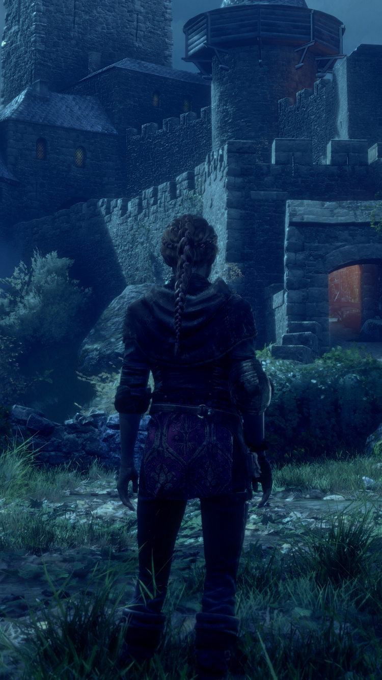 A Plague Tale Innocence, Juego de Aventura, Juego de Pc, Composición Digital, Castillo. Wallpaper in 750x1334 Resolution