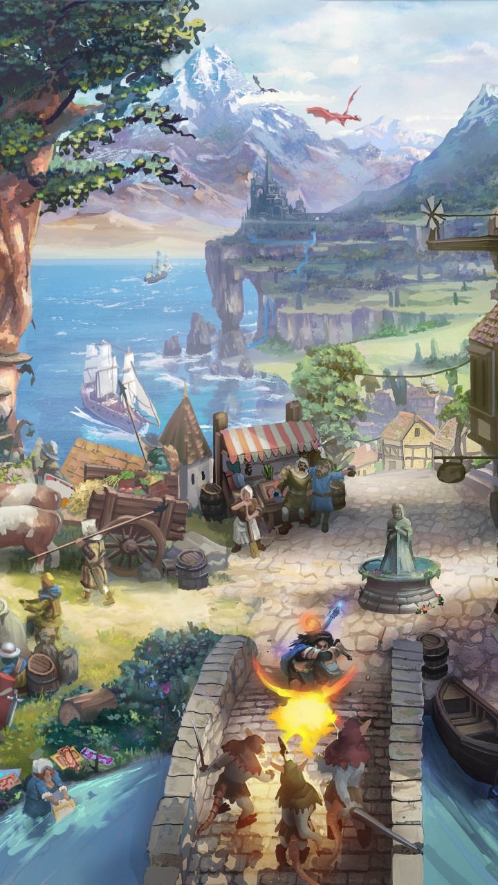 Braunes Und Weißes Betonhaus in Der Nähe Von Grünen Bäumen Und Bergen Tagsüber. Wallpaper in 720x1280 Resolution