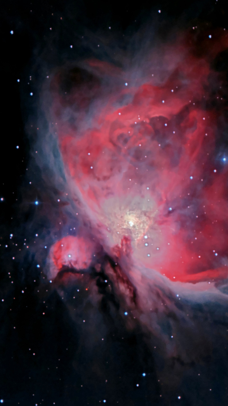 Rosa Und Weiße Galaxie Abbildung. Wallpaper in 750x1334 Resolution