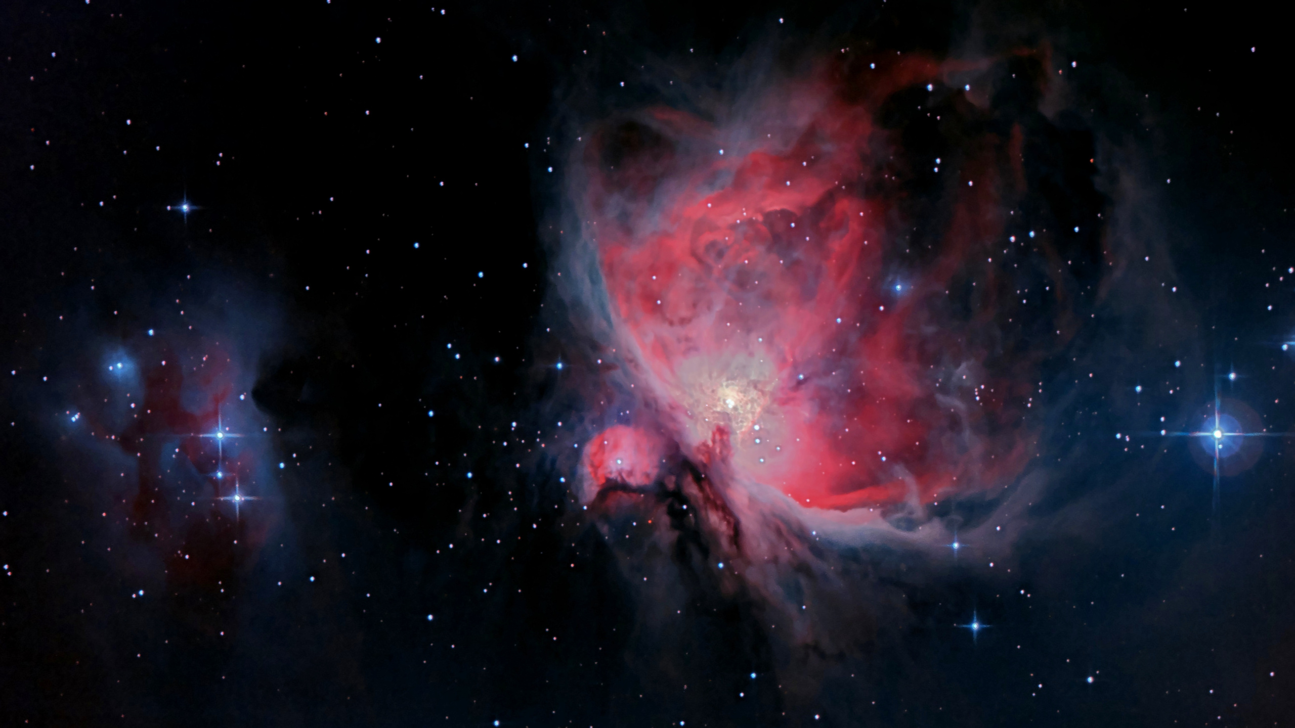 猎户座星云, Sh2-279, Orion, 明星, 外层空间 壁纸 2560x1440 允许