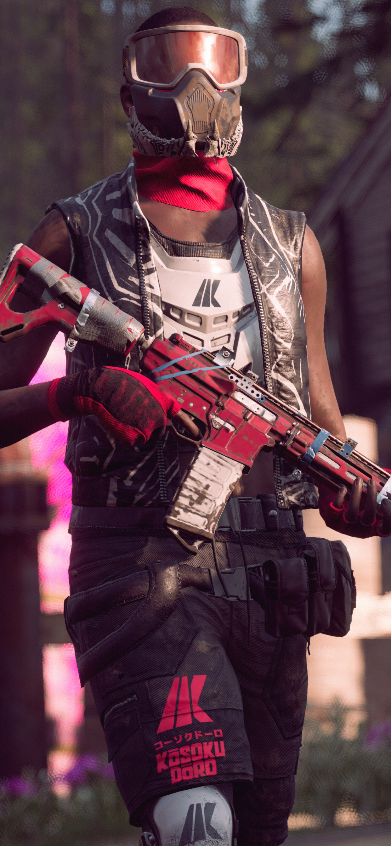 粉红色, 彩弹的设备, 娱乐, 射击运动, 枪 壁纸 1242x2688 允许