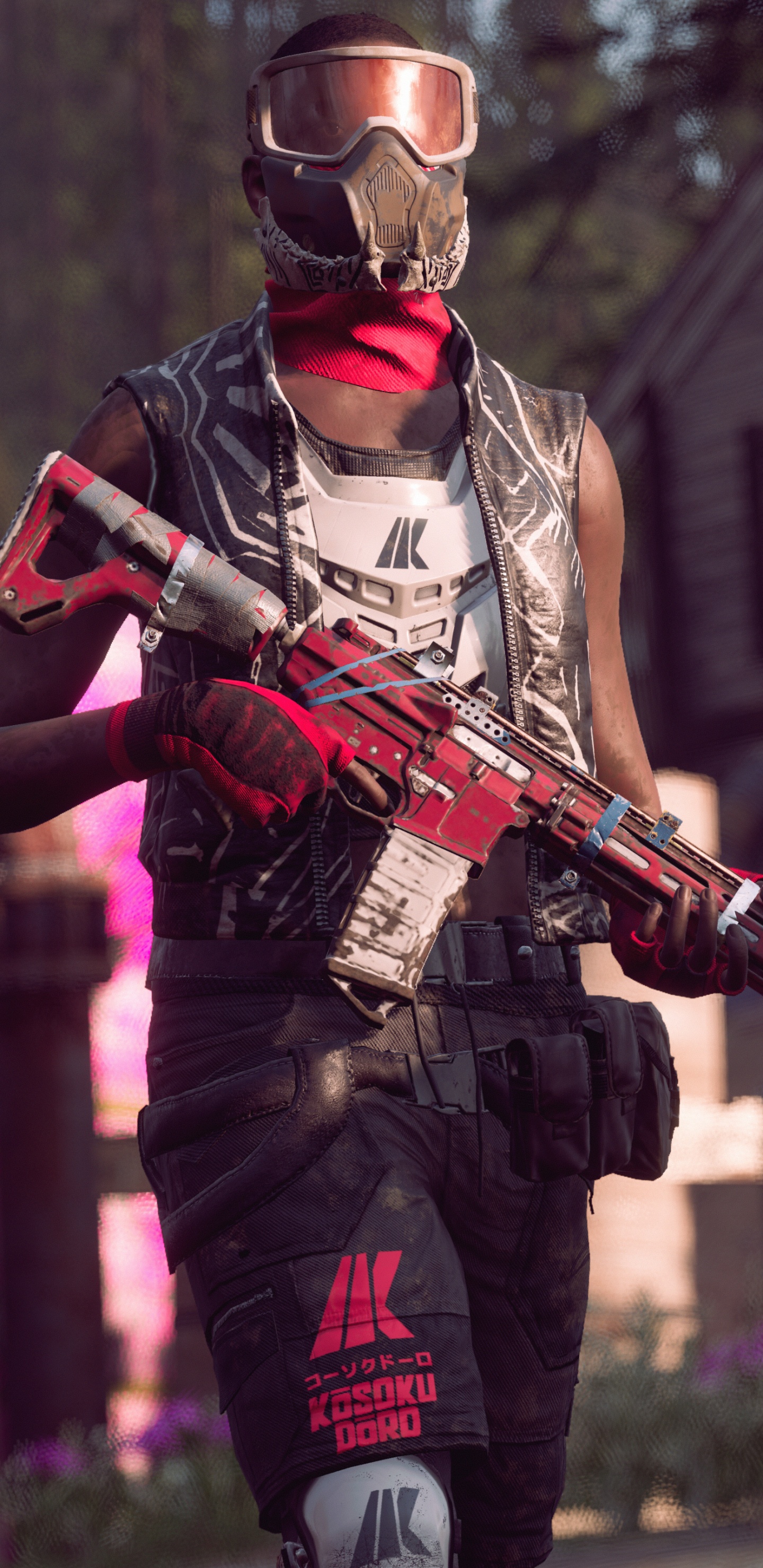 粉红色, 彩弹的设备, 娱乐, 射击运动, 枪 壁纸 1440x2960 允许