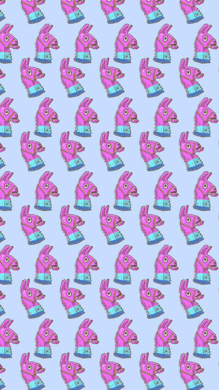 Fortnite, Design, Pattern, Pink, Magenta. Wallpaper in 750x1334 Resolution