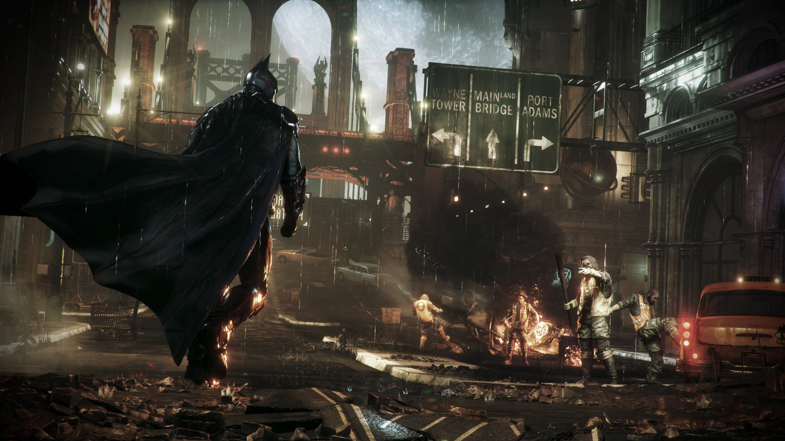 Batman Arkham Knight, Batman, Batman Arkham Origins, Épouvantail, Rocksteady Studios. Wallpaper in 2560x1440 Resolution
