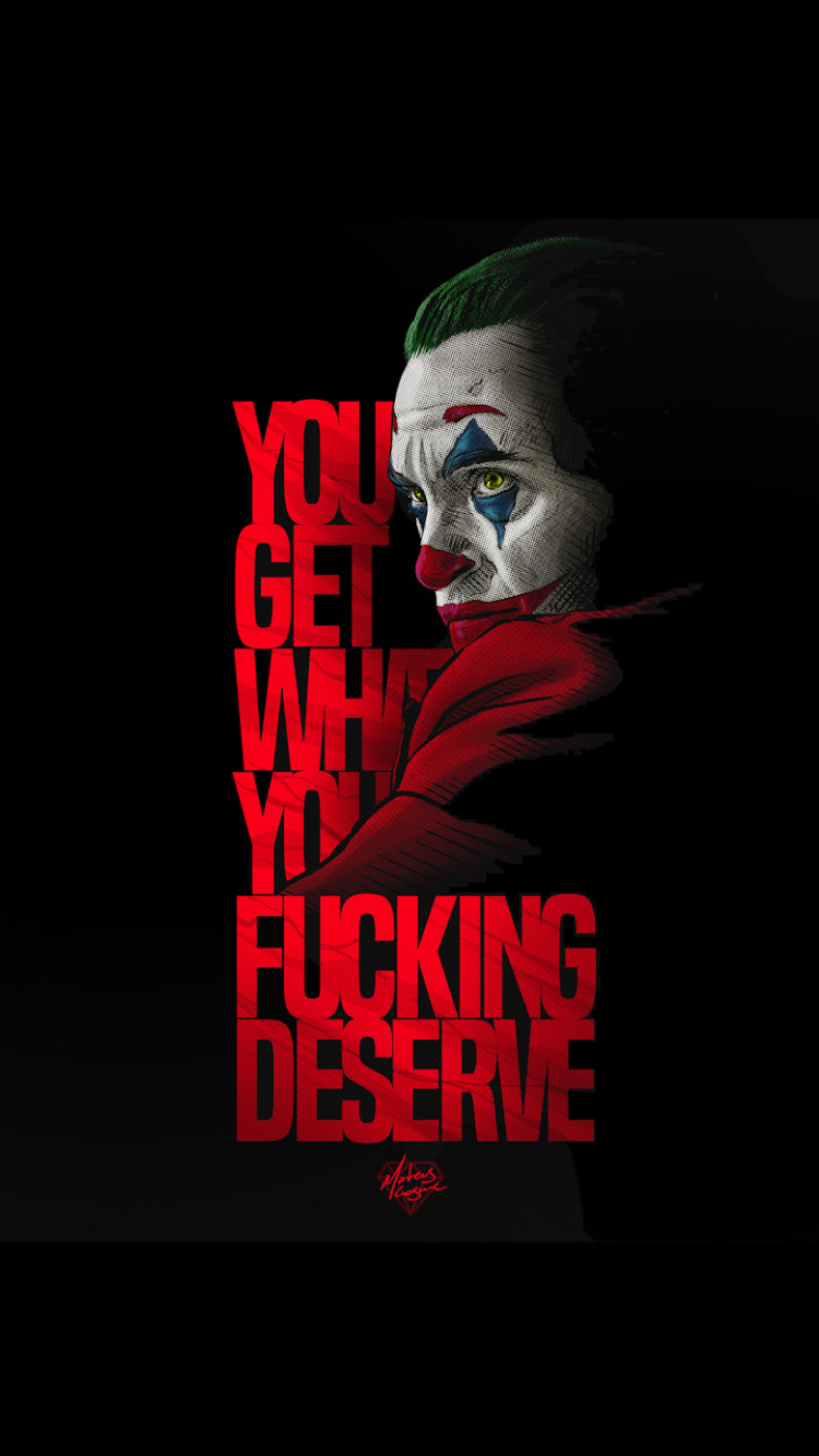 Joker, Graphic Design, Sleeve, t Shirt, Poster. Wallpaper in 750x1334 Resolution