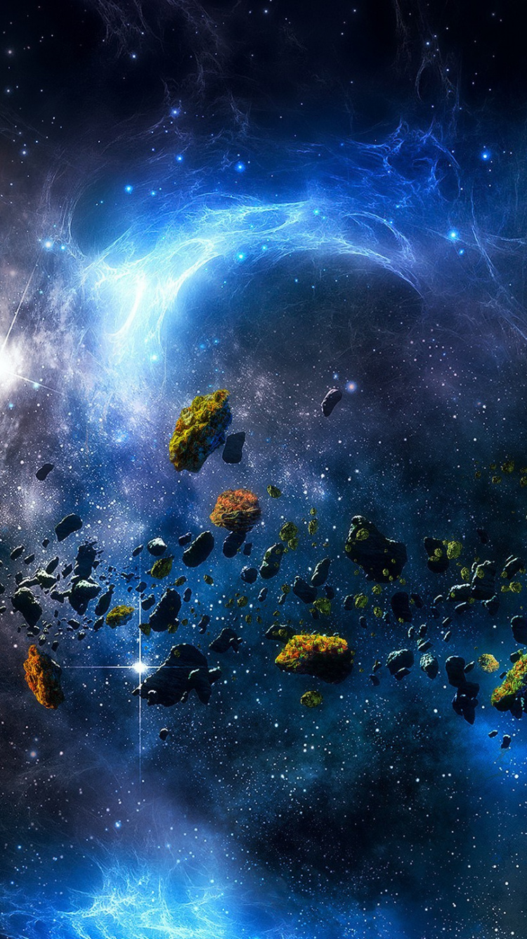 Arbres Verts et Ciel Bleu. Wallpaper in 750x1334 Resolution