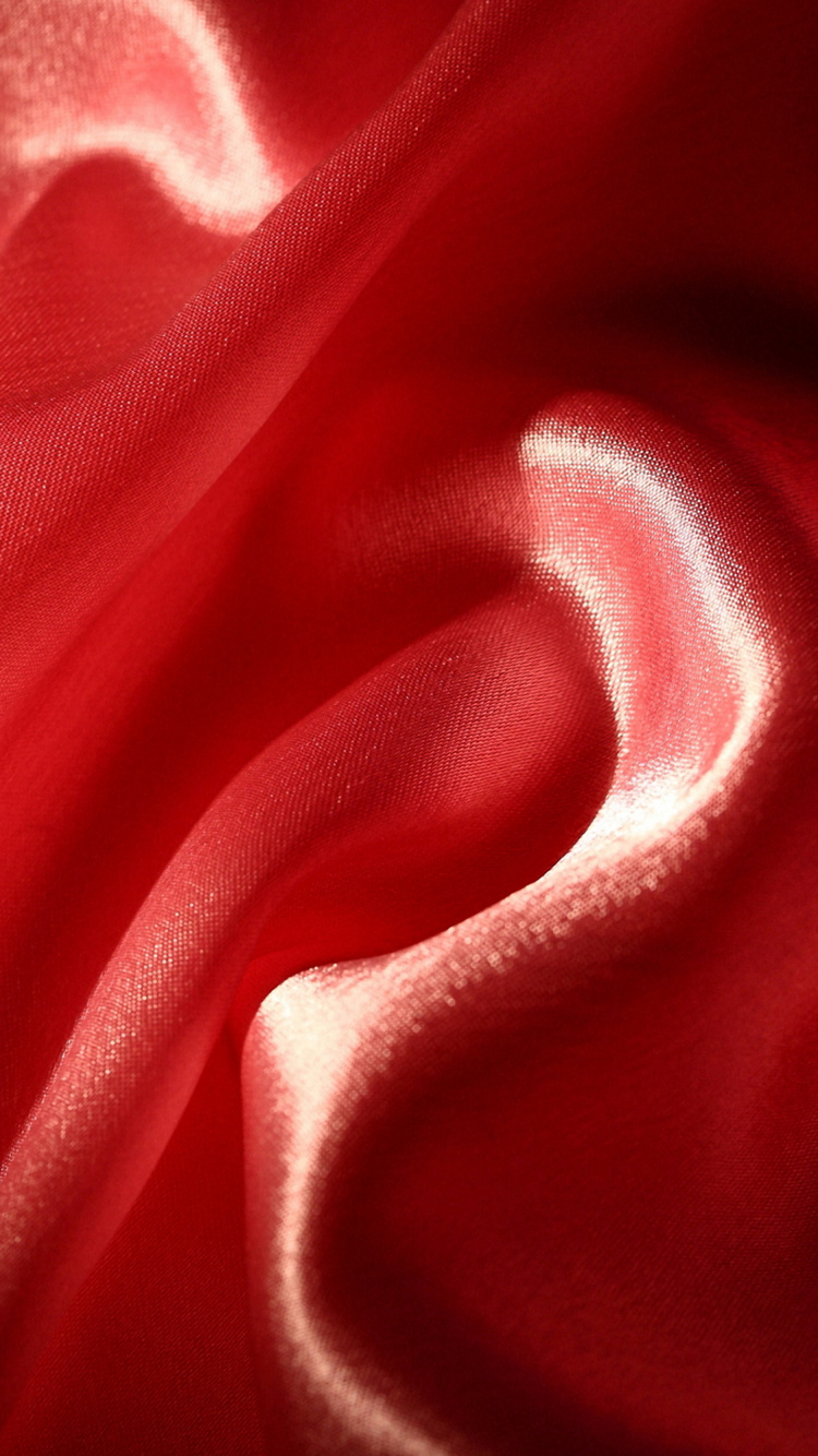 Textile Rouge en Gros Plan. Wallpaper in 750x1334 Resolution