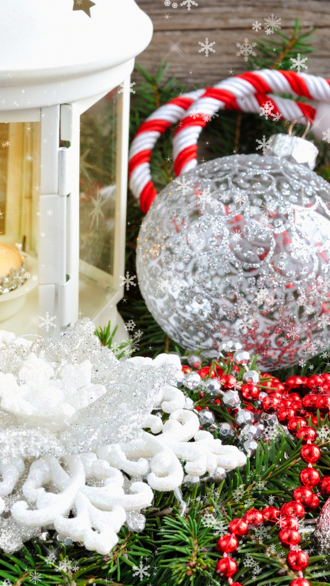 Laterne, Kerze, Weihnachtsdekoration, Christmas Ornament, Fir. Wallpaper in 1080x1920 Resolution