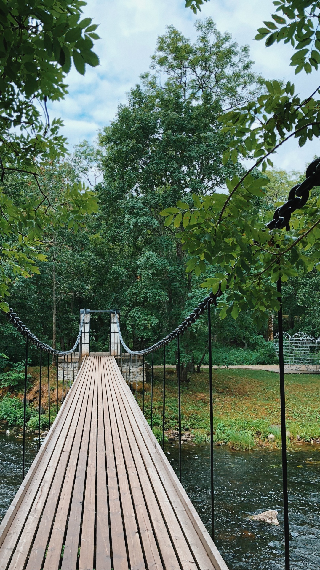 Nature, Suspension Bridge, Biology, Science, Wood. Wallpaper in 1080x1920 Resolution