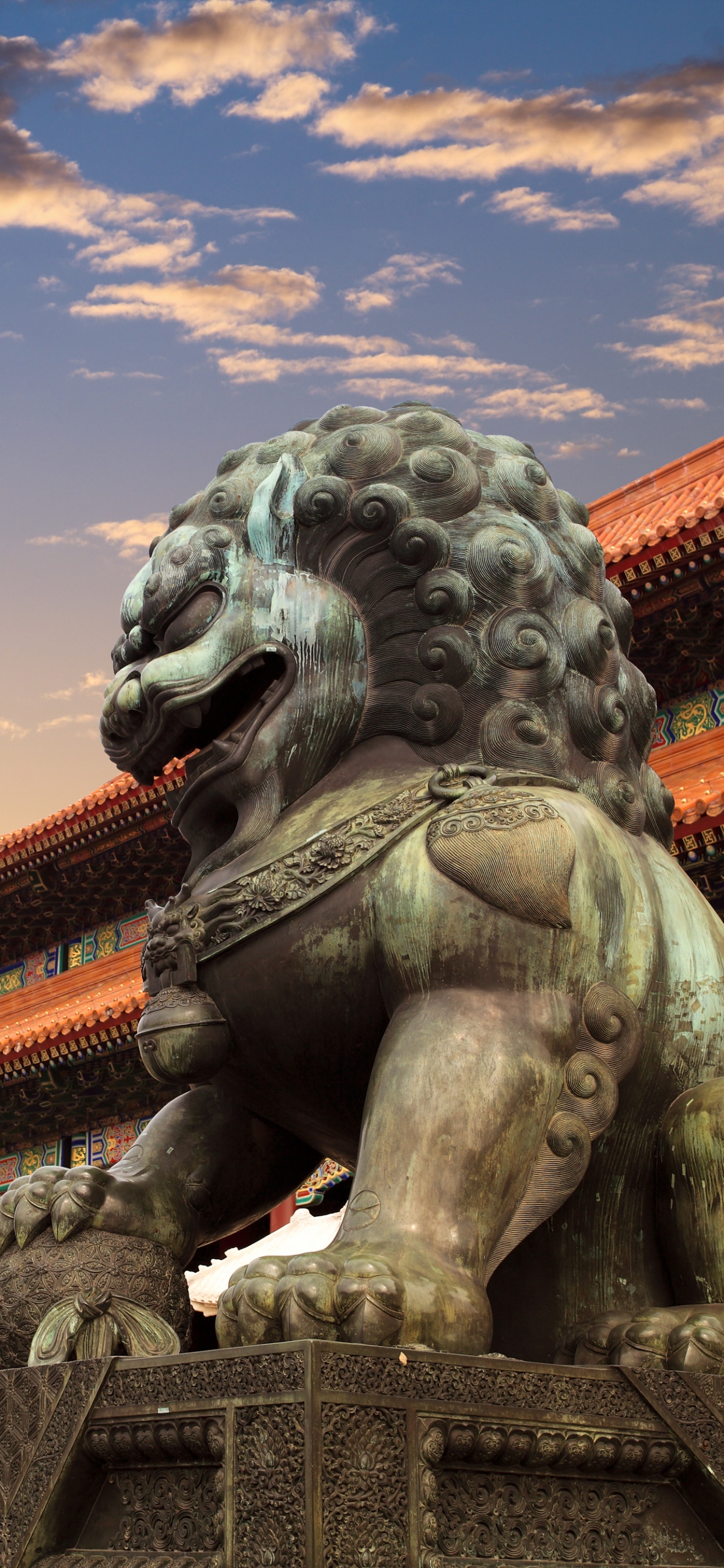 紫禁城, 雕像, 里程碑, 雕塑, 建筑 壁纸 1242x2688 允许