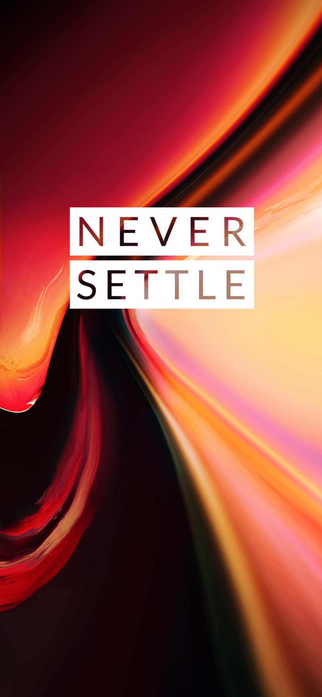 OnePlus 7 Pro, 一加7t, 一加8, 文本, 红色的 壁纸 1125x2436 允许