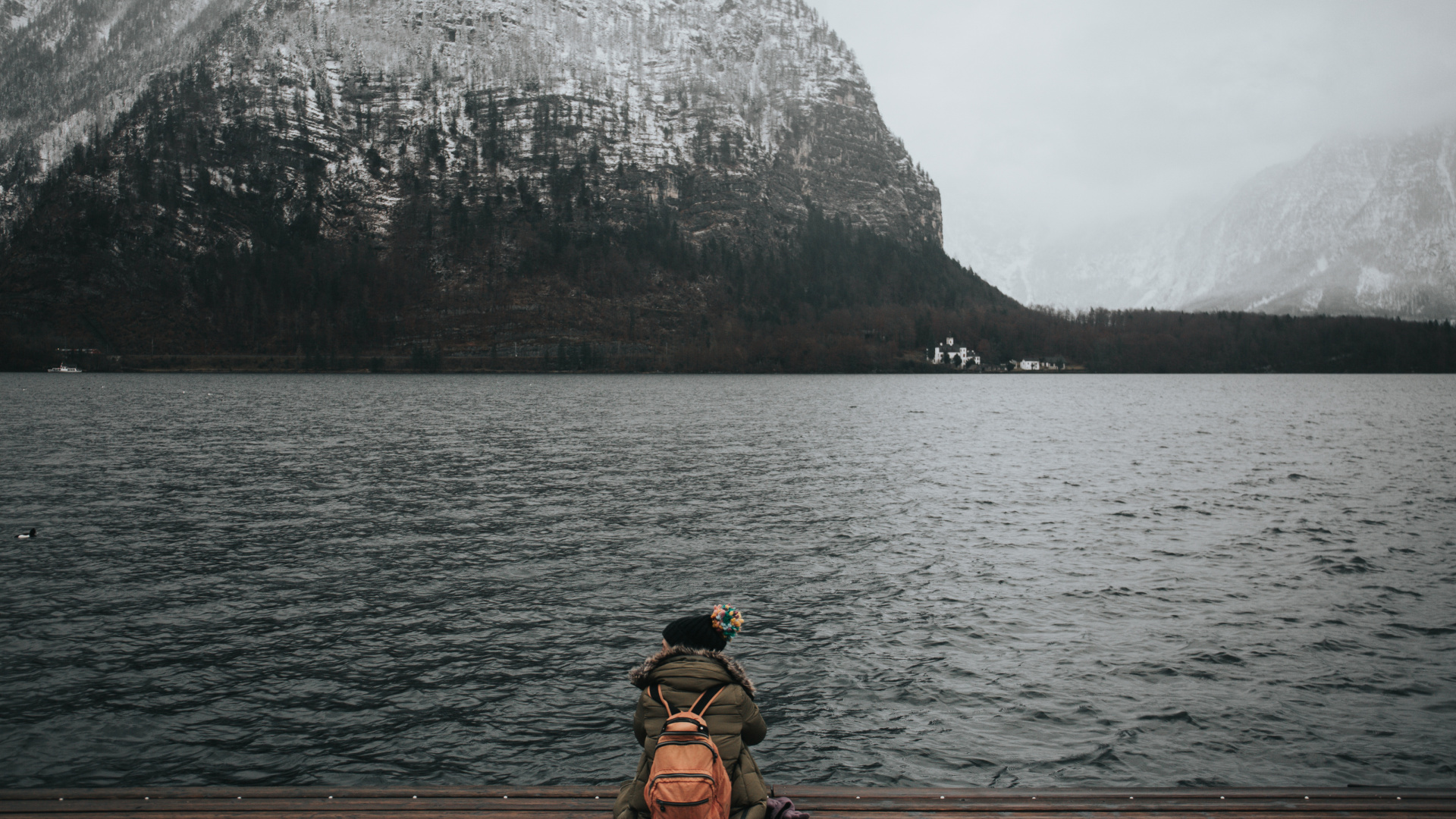 Man in Black and Yellow Goggles Riding Boat on Lake During Daytime. Wallpaper in 1920x1080 Resolution
