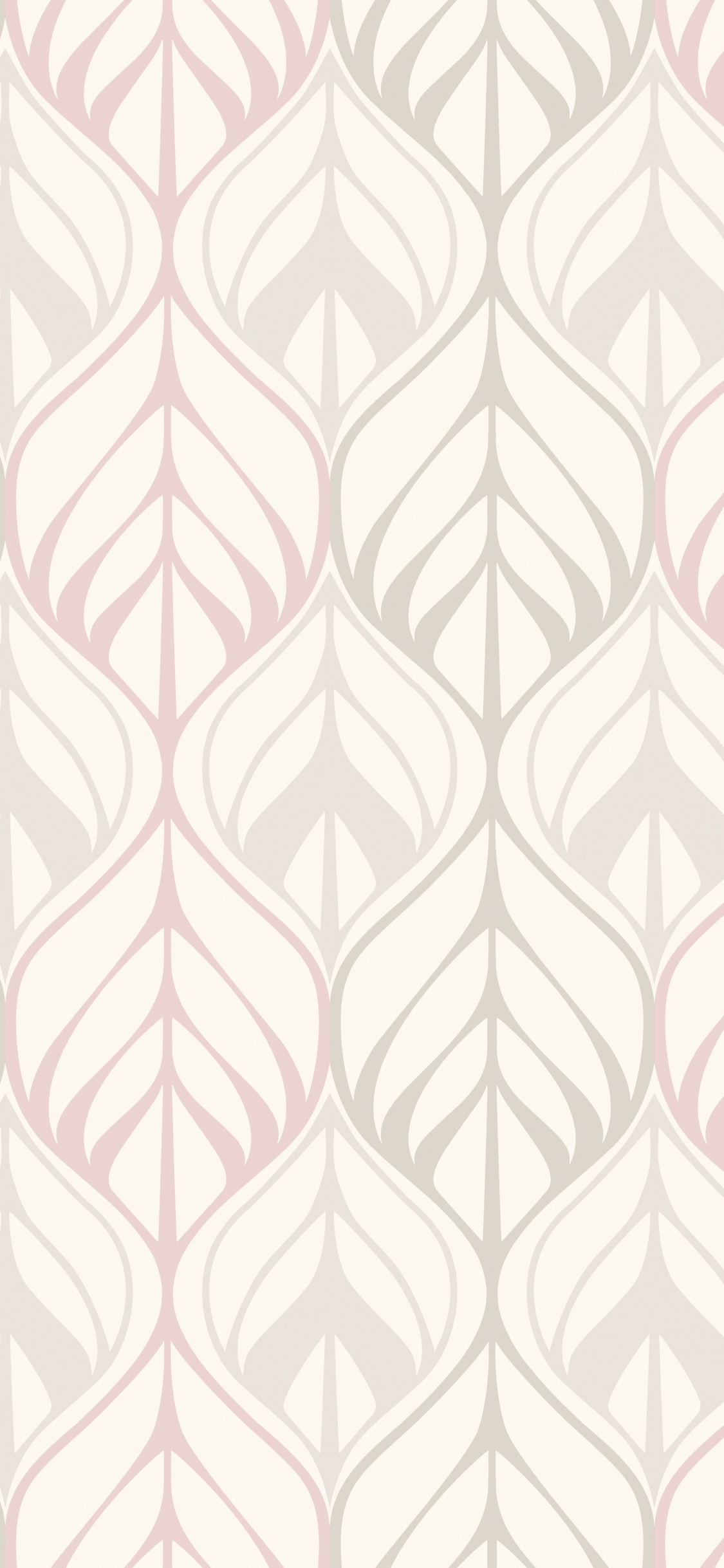 Weißes Und Rotes Florales Textil. Wallpaper in 1125x2436 Resolution