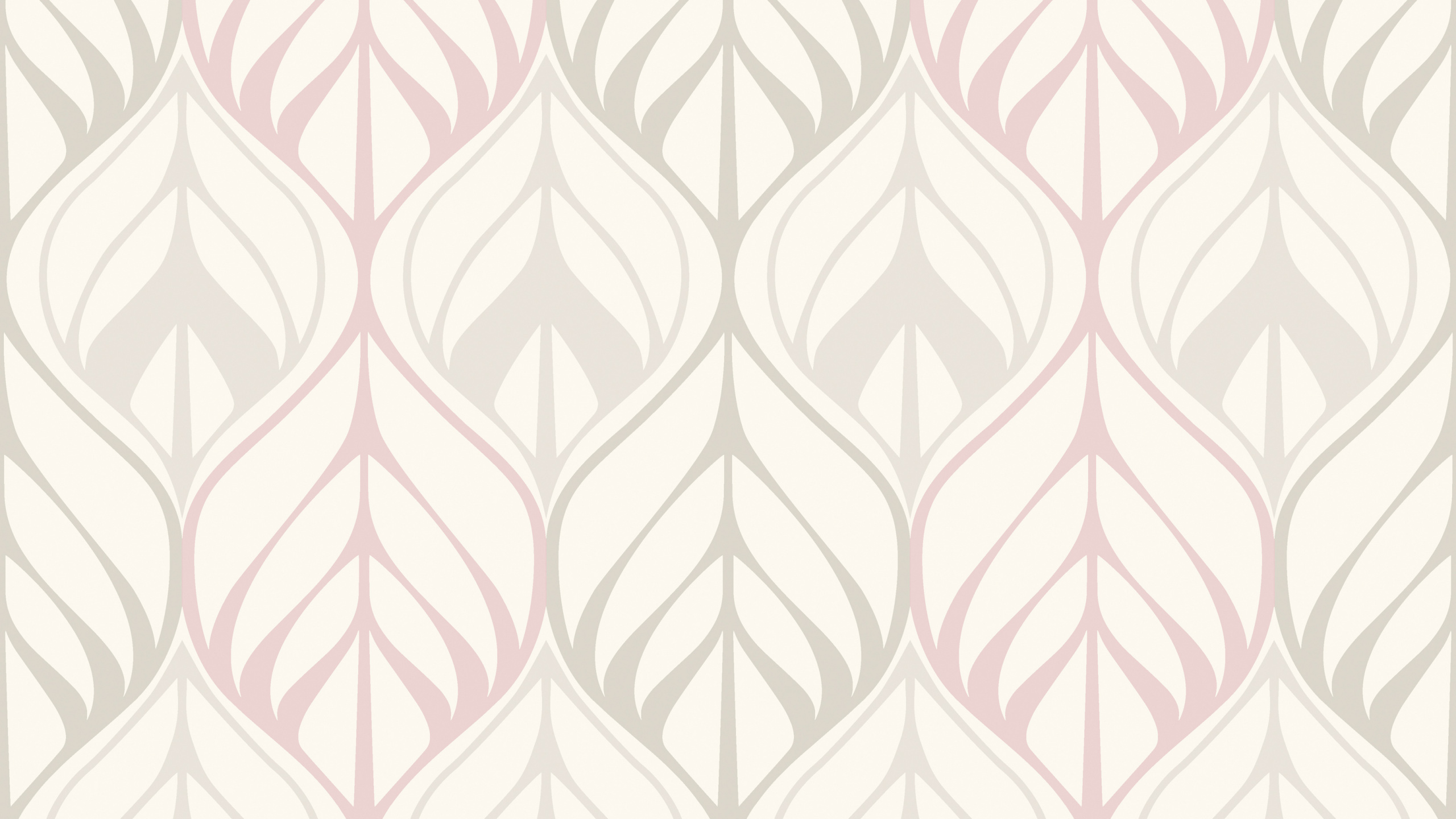 Weißes Und Rotes Florales Textil. Wallpaper in 2560x1440 Resolution