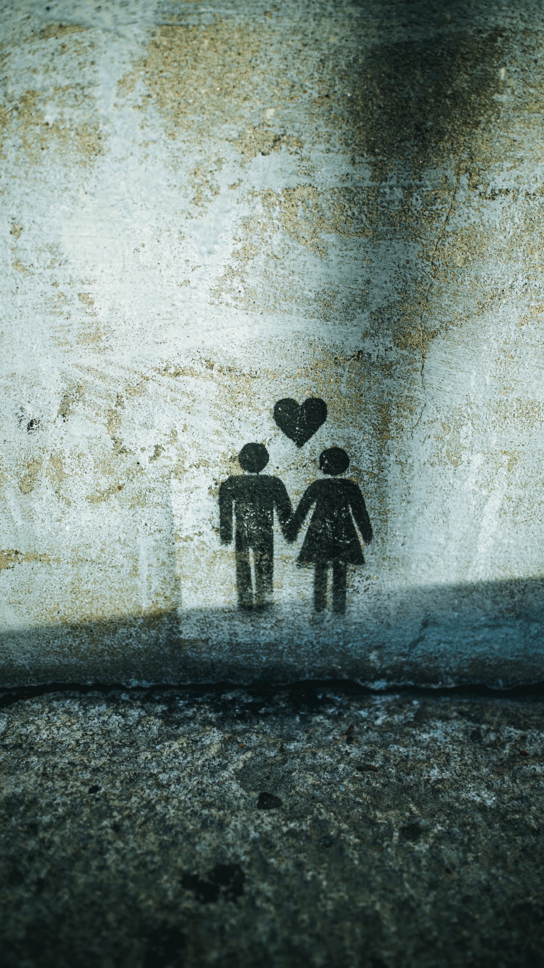 Man in Black Suit Standing on Gray Concrete Floor. Wallpaper in 1080x1920 Resolution