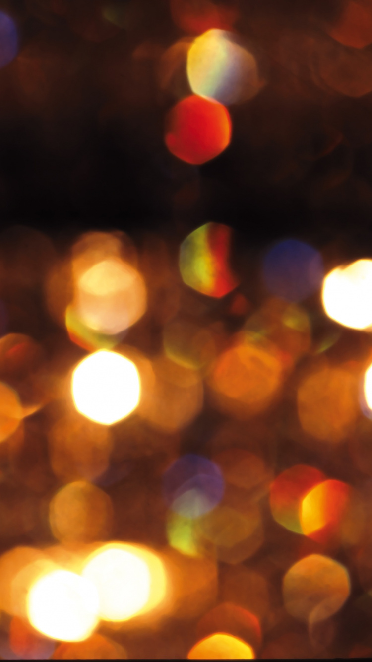 Bokeh Photography of Lights During Night Time. Wallpaper in 750x1334 Resolution