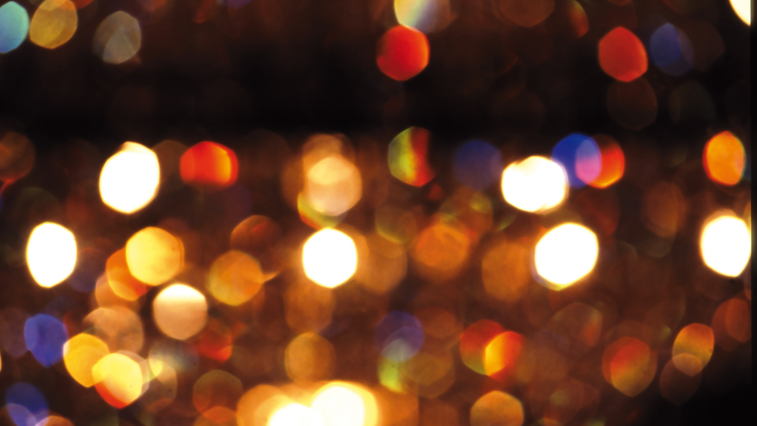 Fotografía Bokeh de Luces Durante la Noche.. Wallpaper in 2560x1440 Resolution