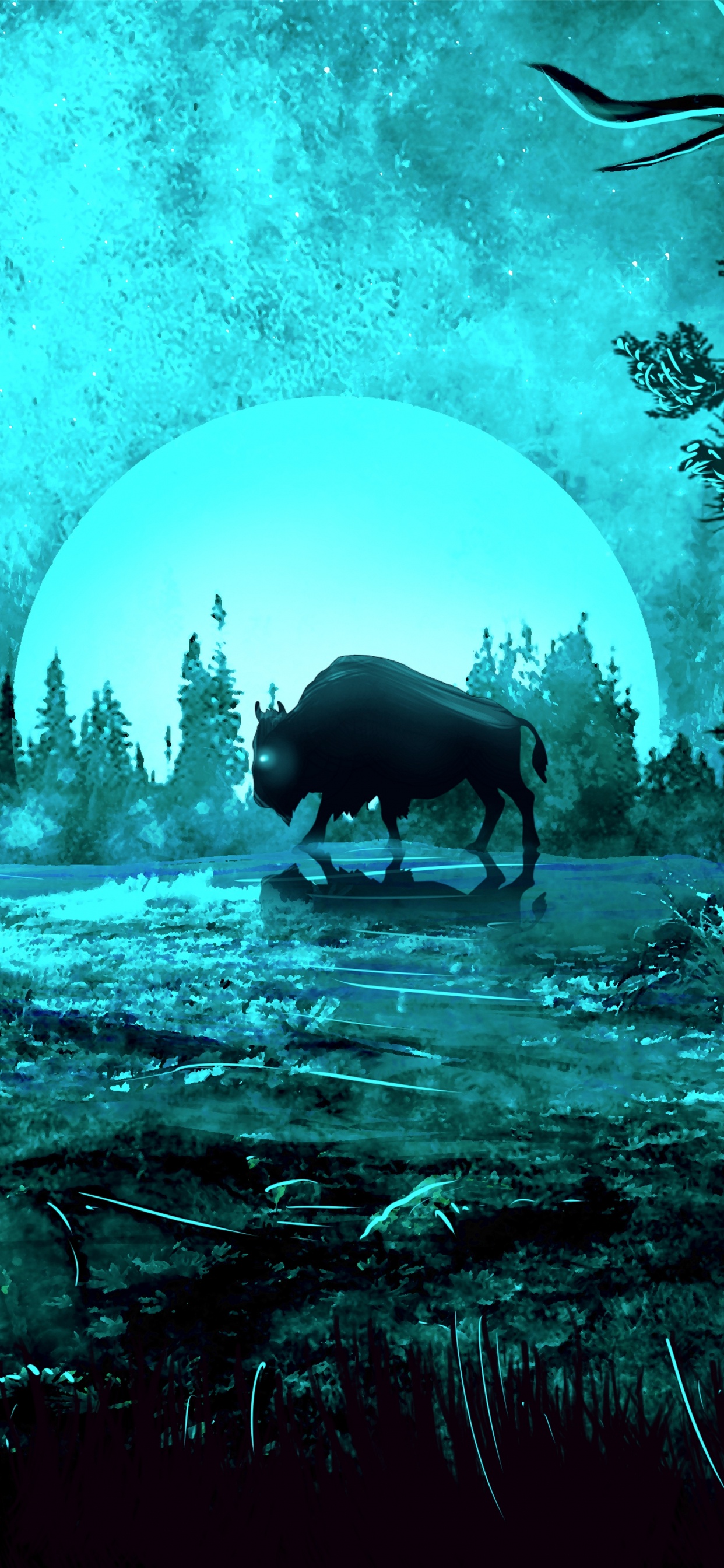 Black Cow on Green Grass Field During Daytime. Wallpaper in 1242x2688 Resolution