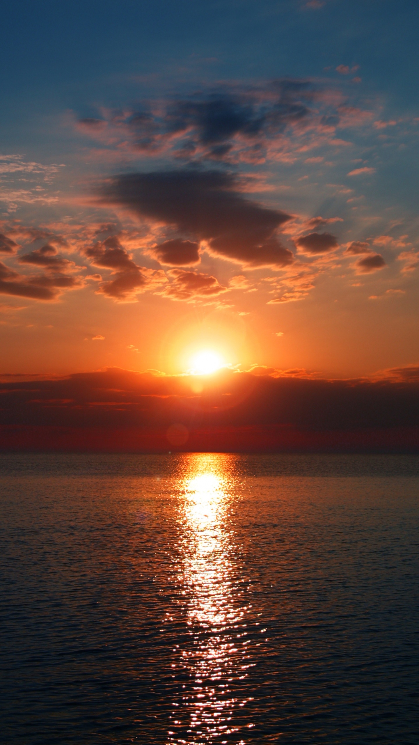 Cloud, Water, Water Resources, Atmosphere, Afterglow. Wallpaper in 1440x2560 Resolution