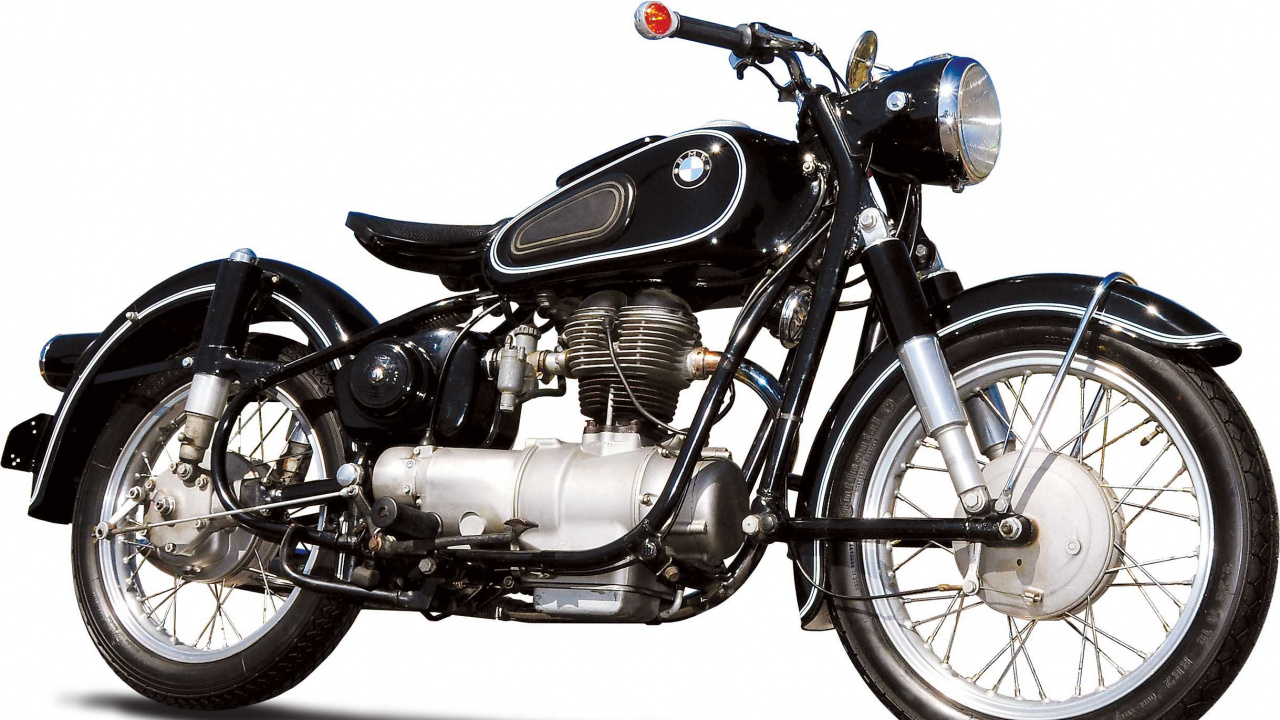 Schwarz-silbernes Cruiser-Motorrad. Wallpaper in 1280x720 Resolution