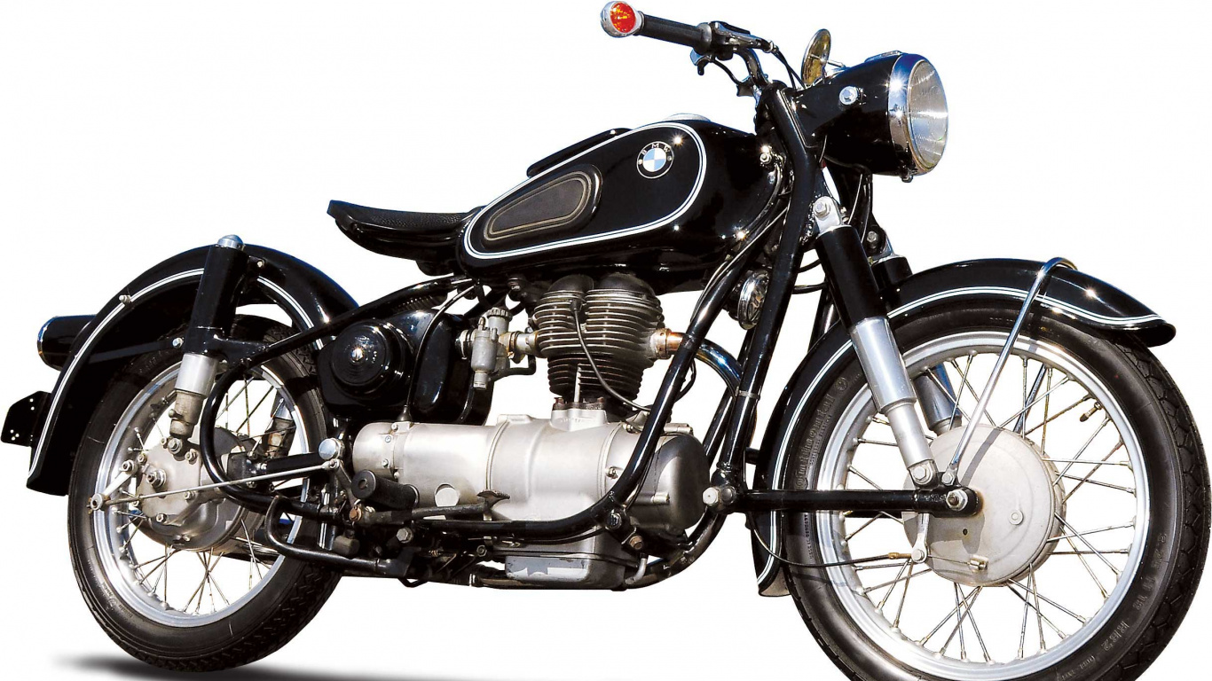 Schwarz-silbernes Cruiser-Motorrad. Wallpaper in 1366x768 Resolution