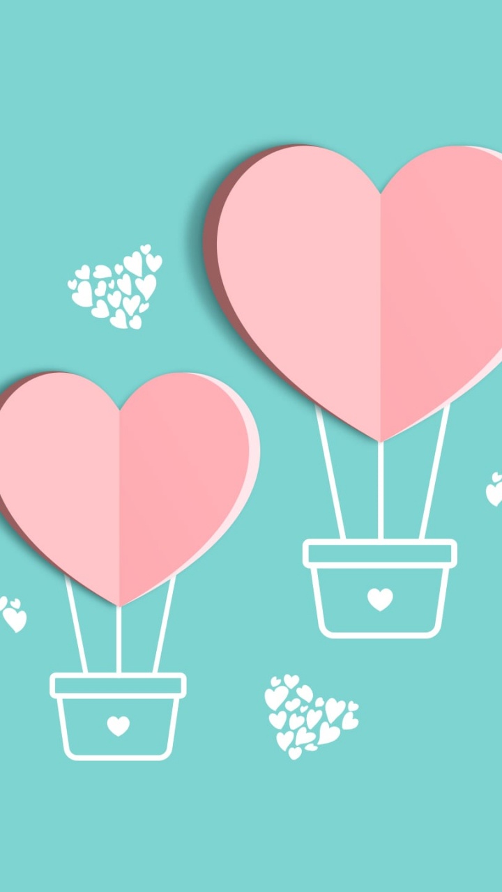 Valentines Tag, Herzen, Liebe, Text, Pink. Wallpaper in 720x1280 Resolution