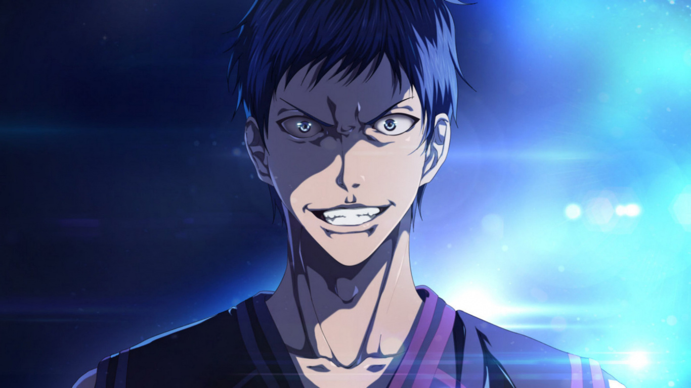 Man in Black Suit Anime Character. Wallpaper in 1366x768 Resolution