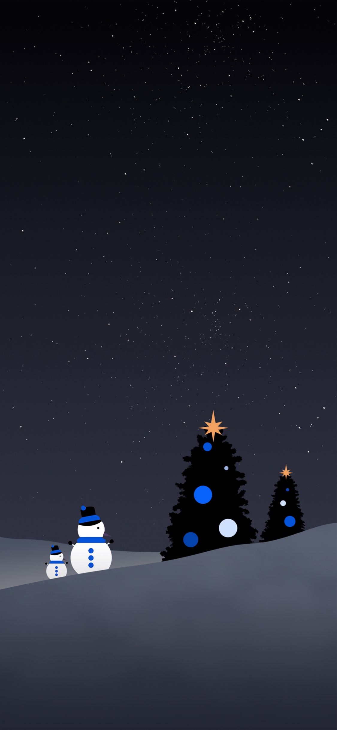 El Día De Navidad, Estrella, Espacio, Objeto Astronómico, Medianoche. Wallpaper in 1125x2436 Resolution