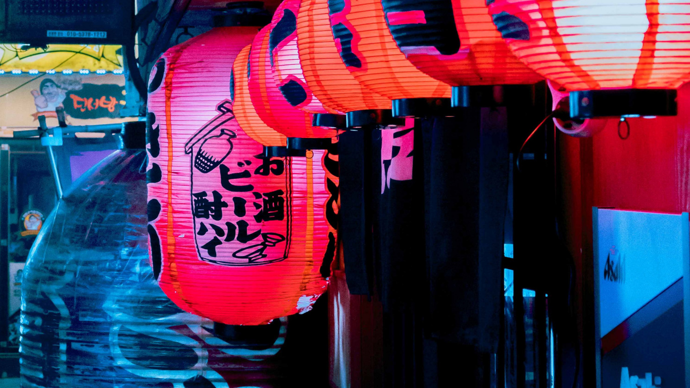 首尔, 文化, 艺术, 建筑, 光 壁纸 1366x768 允许