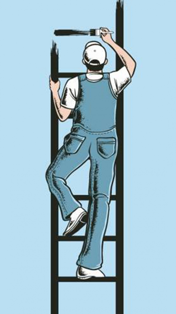 Gedanken, Idee, Arm, Bein, Hut. Wallpaper in 750x1334 Resolution