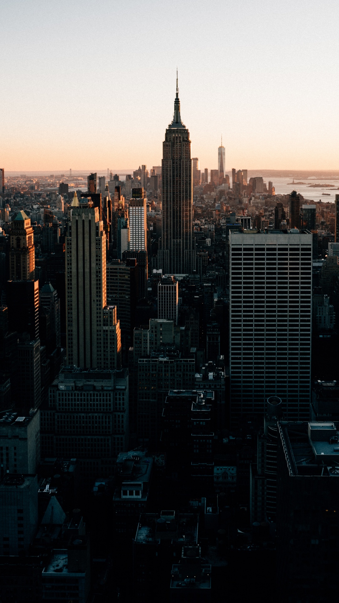 New York City, New York City Skyline, Building, Skyscraper, Daytime. Wallpaper in 1080x1920 Resolution