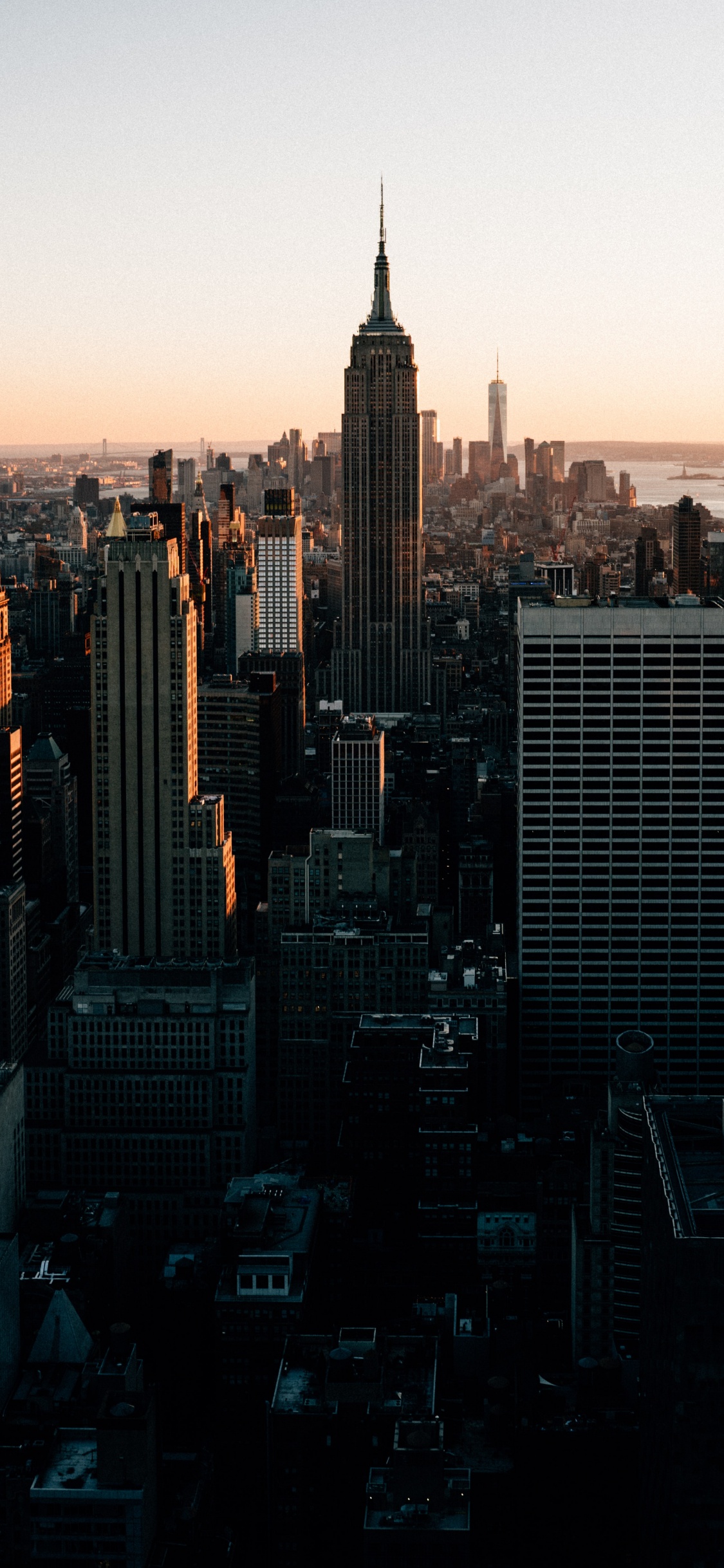 New York City, New York City Skyline, Building, Skyscraper, Daytime. Wallpaper in 1125x2436 Resolution