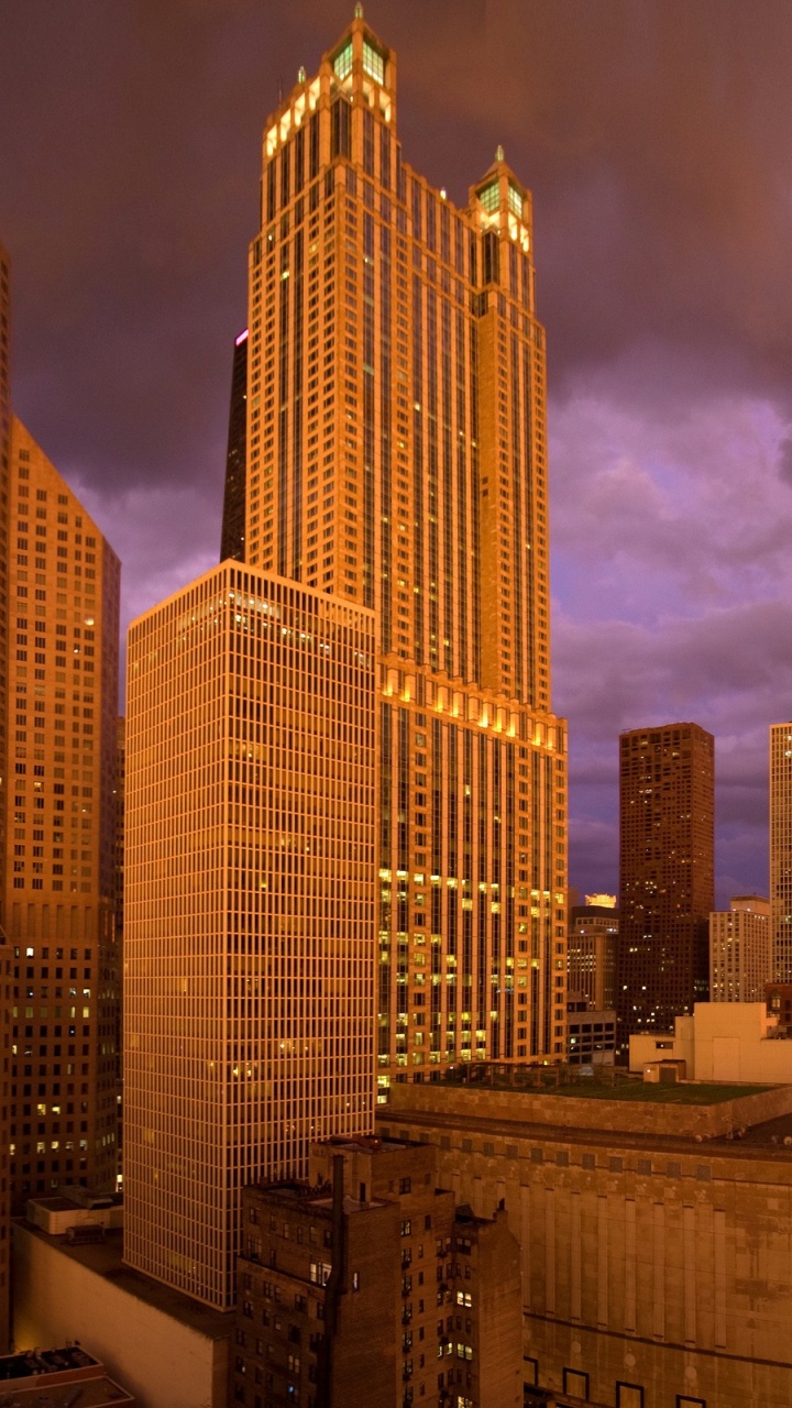 High Rise Buildings Under Cloudy Sky During Daytime. Wallpaper in 720x1280 Resolution