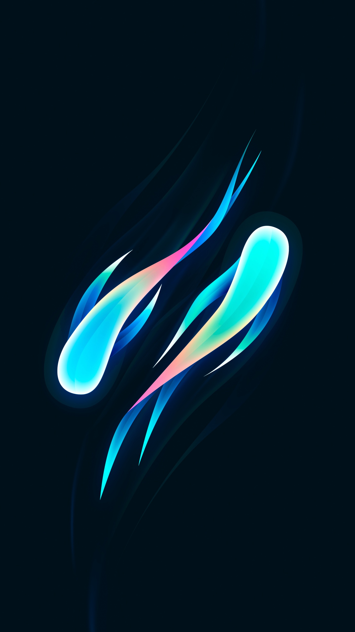 Teal, Neon, Gráficos, Animación, Diseño Gráfico. Wallpaper in 1440x2560 Resolution