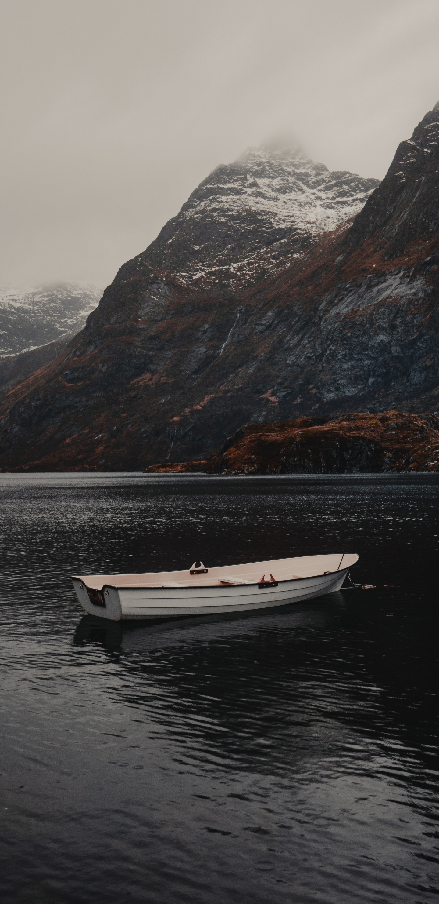 Highland, Mountain, Fjord, Mountainous Landforms, Lake. Wallpaper in 1440x2960 Resolution