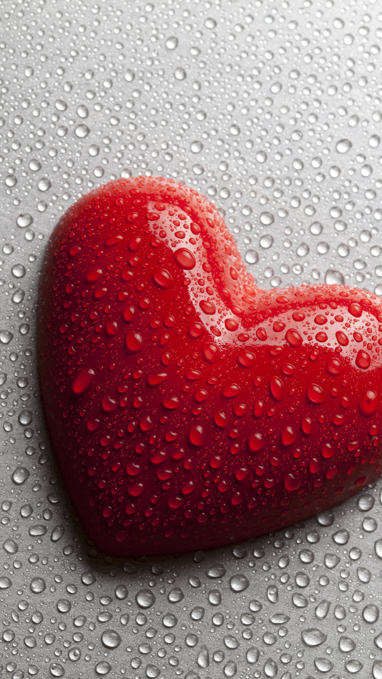 Cœur, Red, Amour, le Jour de Valentines, Stock Illustration. Wallpaper in 750x1334 Resolution