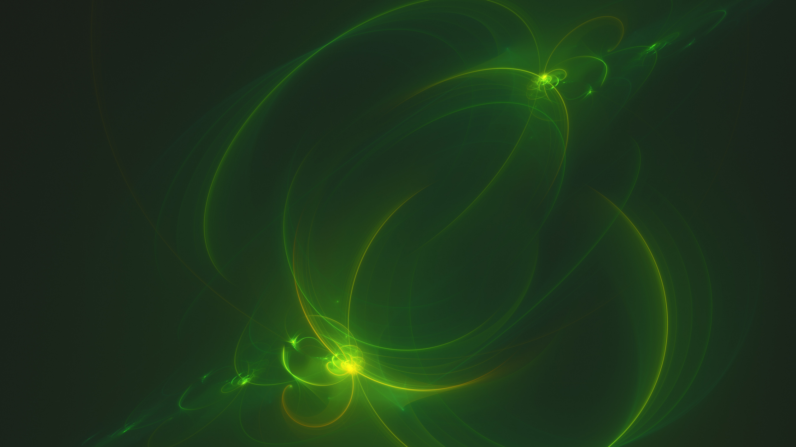 Ilustración de Luz Púrpura y Verde. Wallpaper in 2560x1440 Resolution