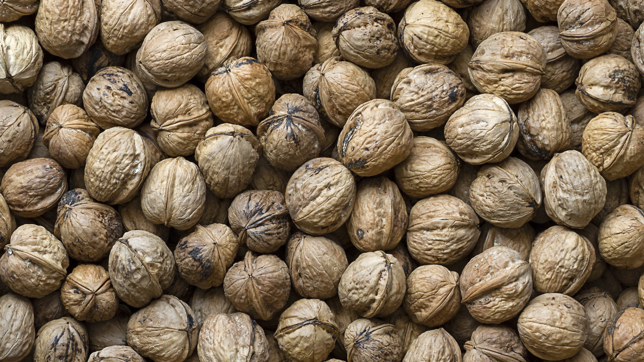 Brown and Beige Round Fruit. Wallpaper in 1280x720 Resolution
