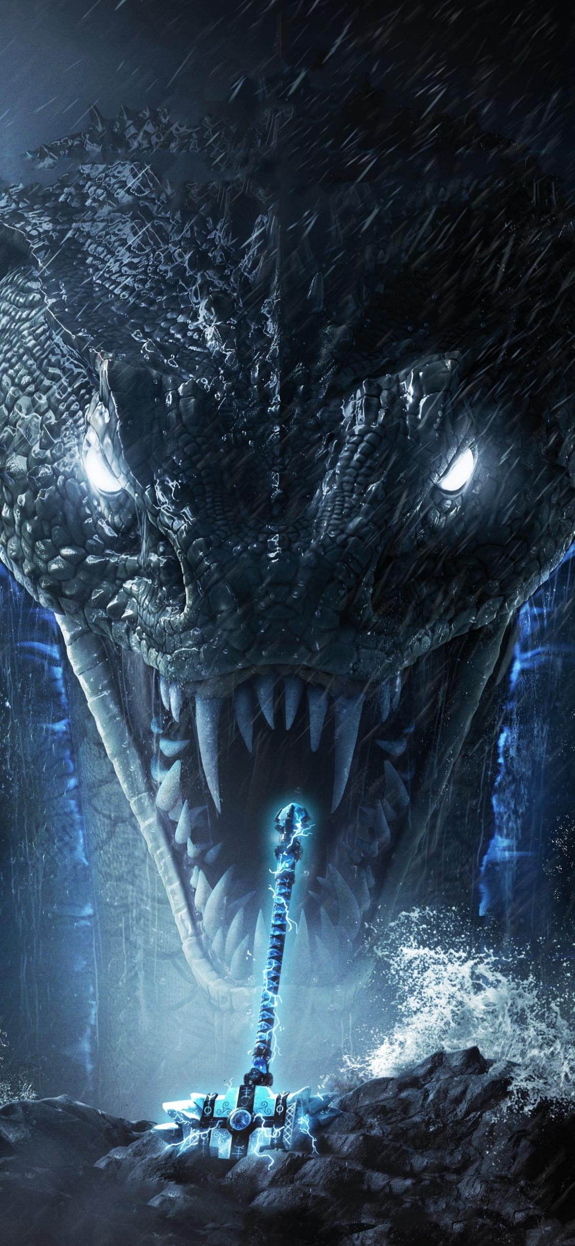 Atmosphere, Water, Multiplayer Video Game, Darkness, Honor Wrath of The Jormungandr. Wallpaper in 1125x2436 Resolution