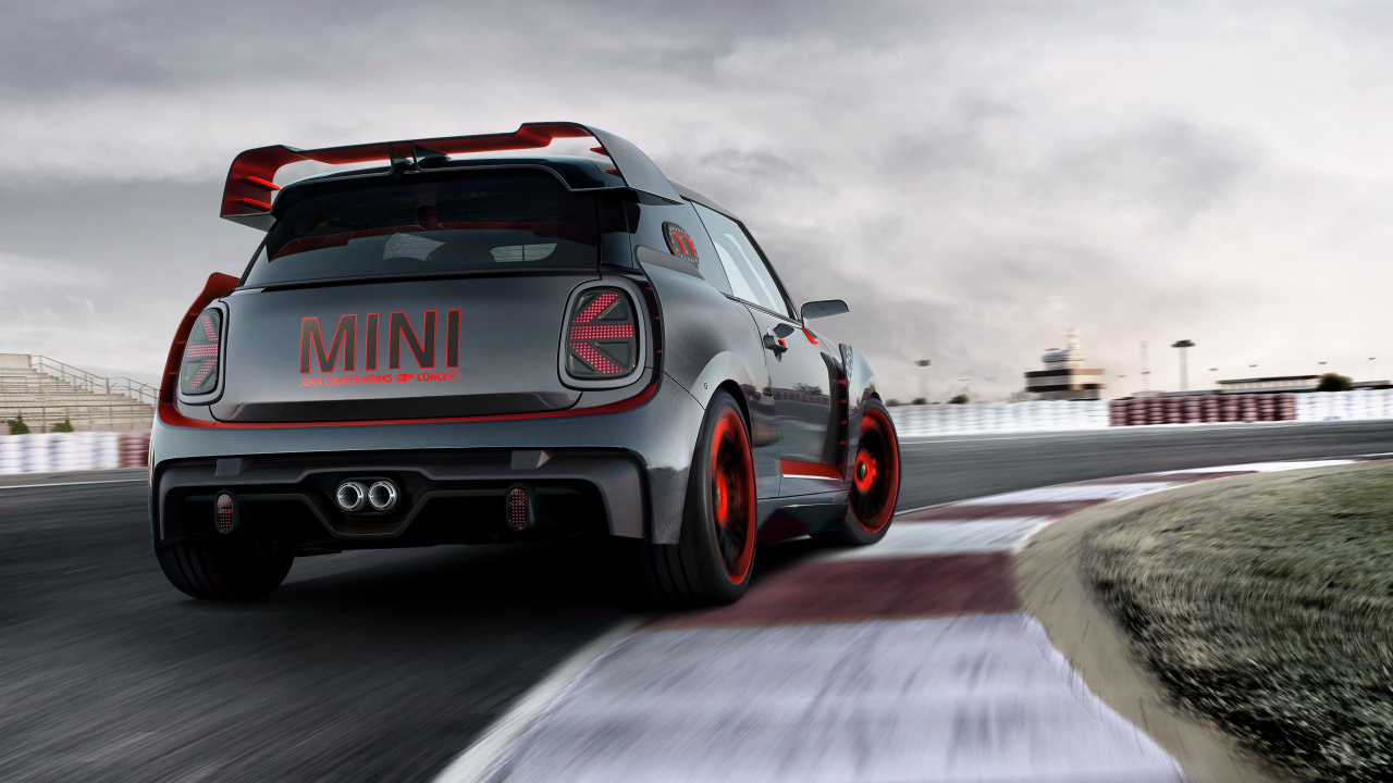 Mini John Cooper Fonctionne gp Concept, Mini John Cooper Works, Mini Cooper, Mini F56, Mini. Wallpaper in 1280x720 Resolution