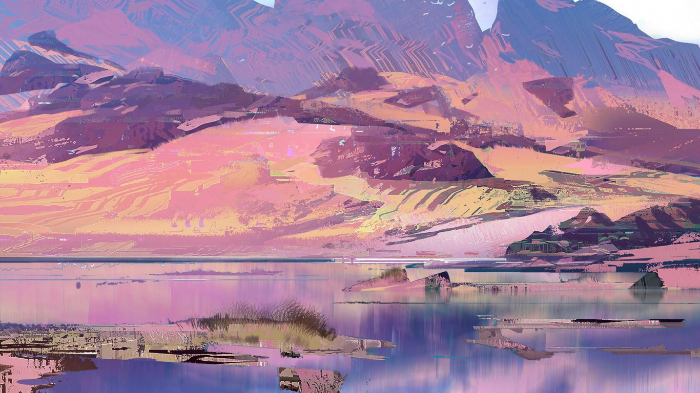 Kunst, Künstler, Digitale Kunst, Malerei, Kunstwerk. Wallpaper in 1366x768 Resolution